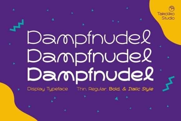Dampfnudel Font - Featured Image