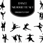 Dance Silhouette Set Font - Featured Image