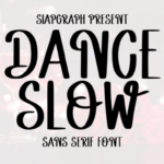 Dance Slow Font - Featured Image