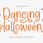 Dancing Halloween Font - Featured Image