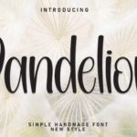 Dandelion Font - Featured Image