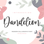 Dandelion Font - Featured Image
