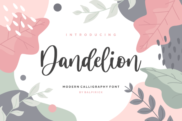 Dandelion Font - Featured Image