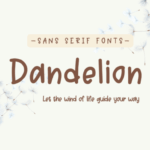 Dandelion Font - Featured Image