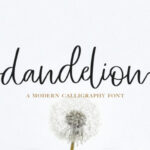 Dandelion Font - Featured Image