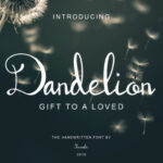 Dandelion Script Font - Featured Image