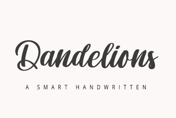 Dandelions Font - Featured Image