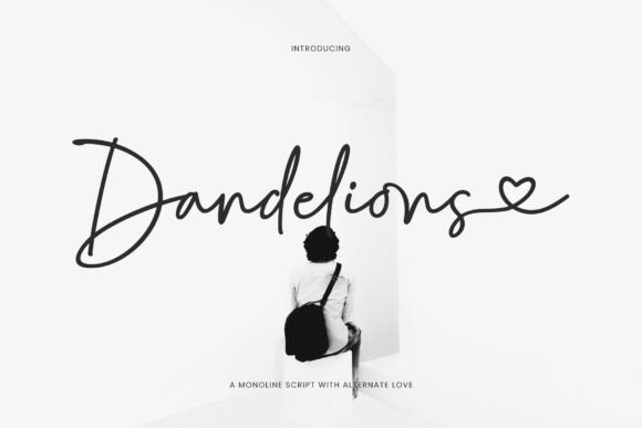 Dandelions Font - Featured Image