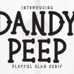 Dandy Peep Font - Featured Image