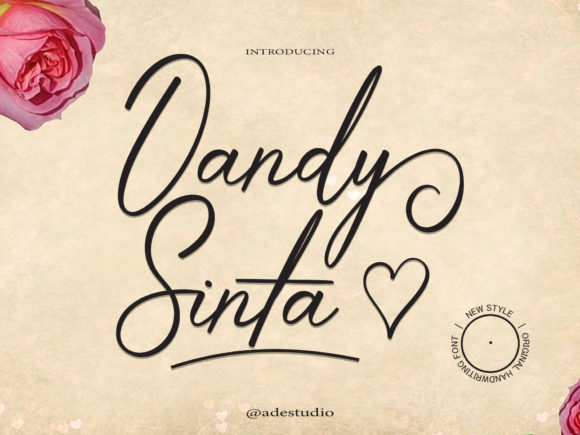 Dandy Sinta Font - Featured Image