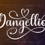 Dangellio Font - Featured Image