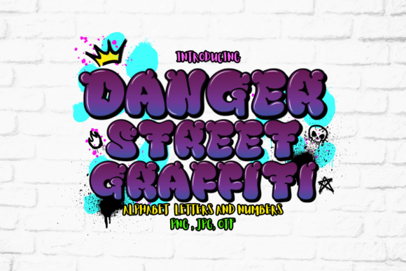 Danger Street Graffiti Font - Featured Image