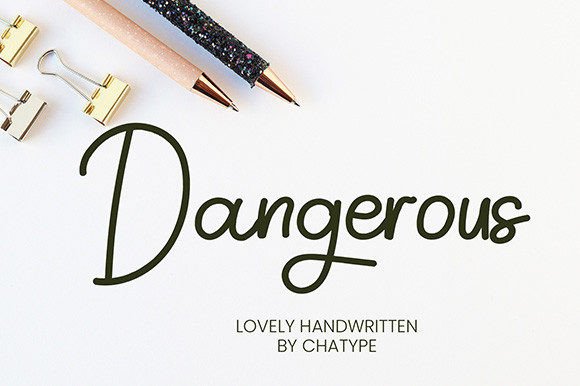 Dangerous Font - Featured Image