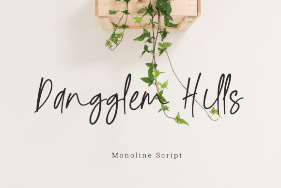 Dangglem Hills Font - Featured Image