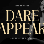 Dare Appear Font - Featured Image