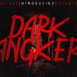 Dark Angker Font - Featured Image