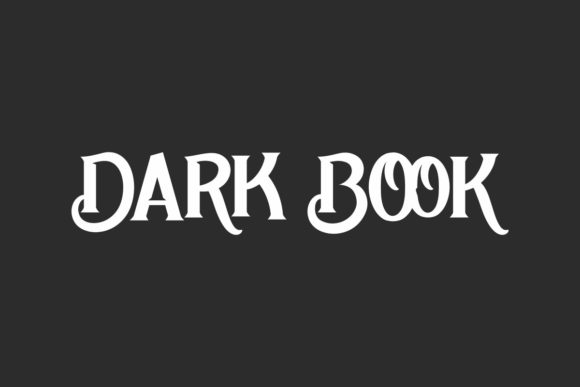 Dark Book Font - Featured Image