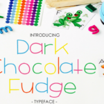 Dark Chocolate Fudge Font - Featured Image