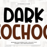 Dark Cochoo Font - Featured Image