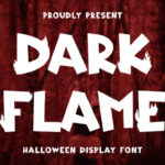 Dark Flame Font - Featured Image