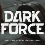 Dark Force Font - Featured Image