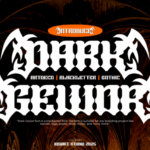 Dark Gewor Font - Featured Image