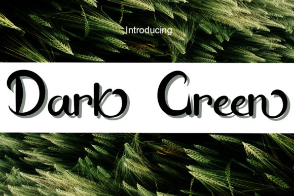 Dark Green Font - Featured Image