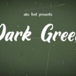 Dark Green Font - Featured Image