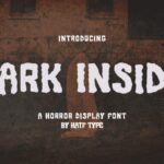 Dark Inside Font - Featured Image