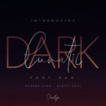 Dark Lunatic Duo Font - Featured Image