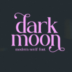 Dark Moon Font - Featured Image