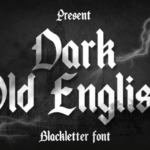 Dark Old English Font - Featured Image