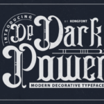 Dark Power Font - Featured Image