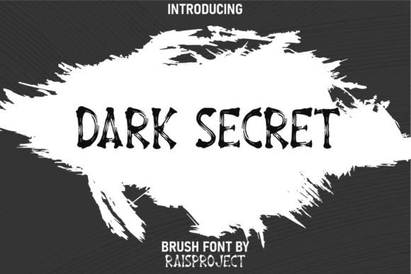 Dark Secret Font - Featured Image
