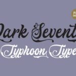 Dark Seventh Font - Featured Image
