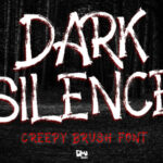 Dark Silence Font - Featured Image
