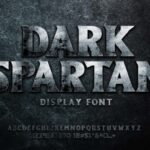 Dark Spartan Font - Featured Image