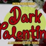 Dark Valentine Font - Featured Image