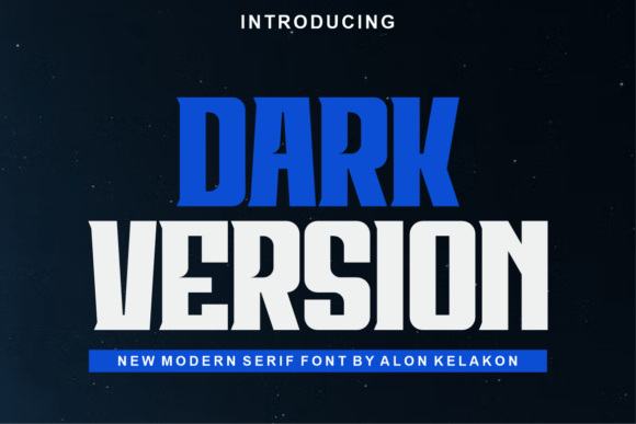 Dark Version Font - Featured Image