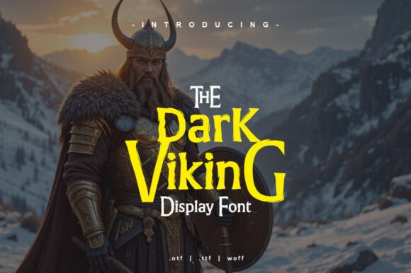 Dark Viking Font - Featured Image