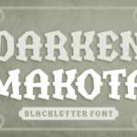 Darken Makota Font - Featured Image
