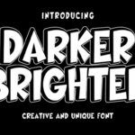 Darker Brighter Font - Featured Image