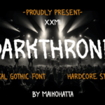 Darkthrone Font - Featured Image