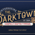 Darktown Font - Featured Image