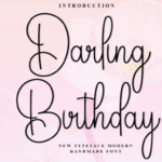 Darling Birthday Font - Featured Image