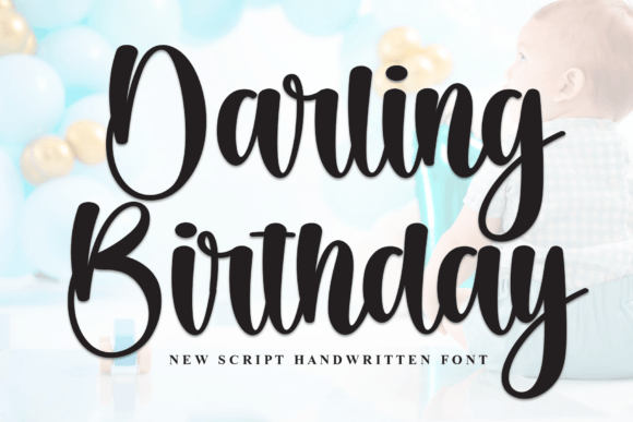 Darling Birthday Font - Featured Image