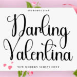 Darling Valentina Font - Featured Image