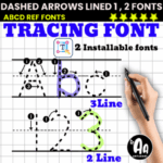 Dashed Arrows Lined Duo Font - Featured Image