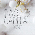 Dashed Capital Font - Featured Image