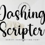 Dashing Scripter Font - Featured Image